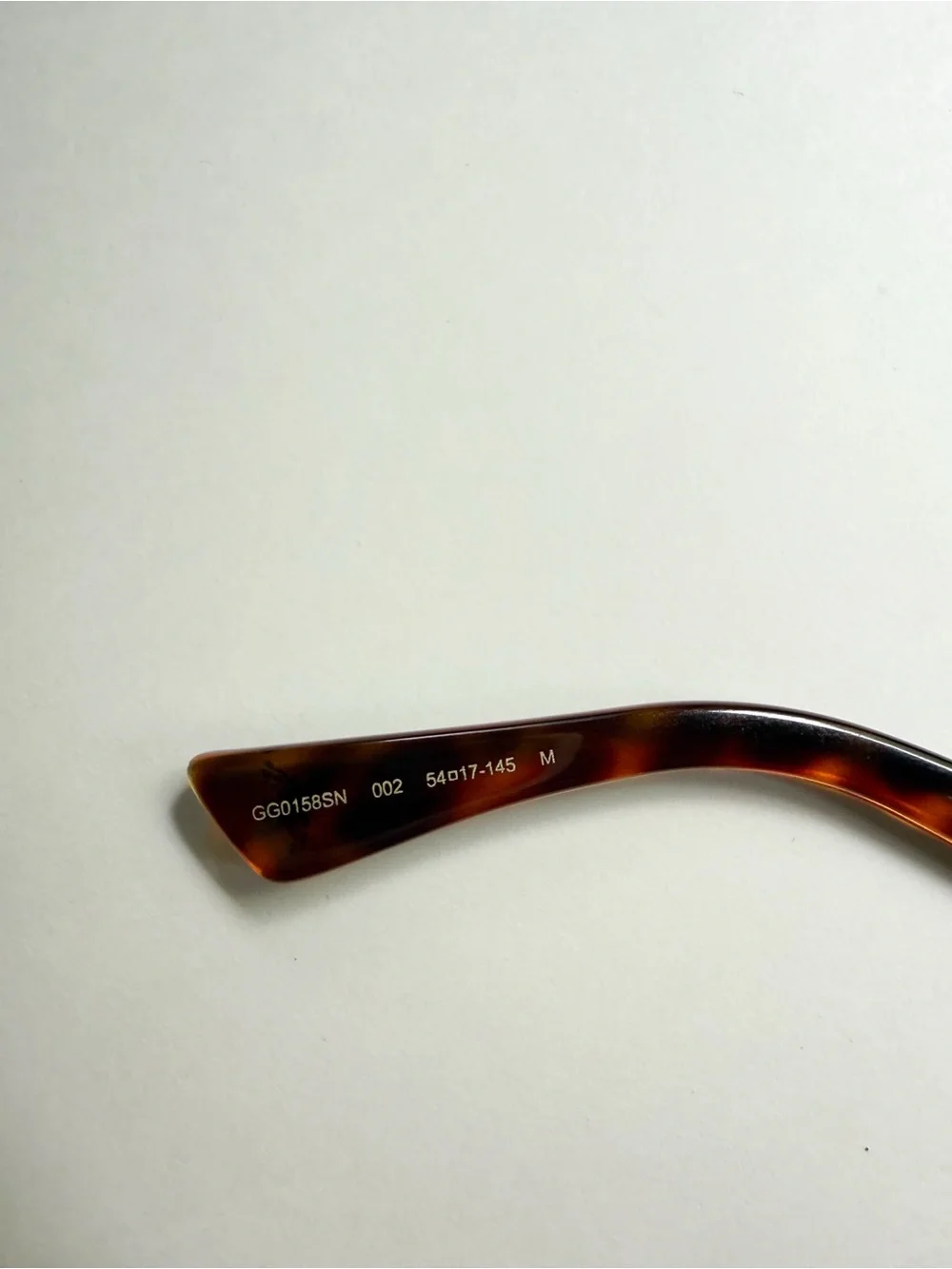 Gucci Oversized Tortoiseshell Brown Sunglasses w/ Case